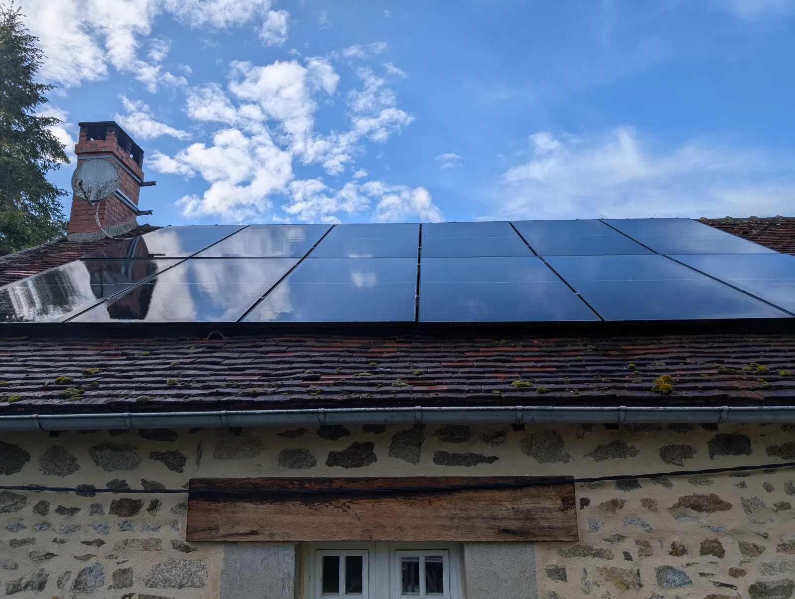 Nettoyage de panneaux solaires en Creuse